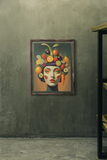70s style PRINTABLE WALL ART, 4 Unique Vintage Design Prints, Retro Midcentury Wall Decor, Arcimboldo style