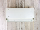 Rare off-white gray 1960s Medicine Bathroom WALL CABINET with sliding doors
