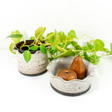 Danish Midcentury Ceramic Planter set by Kaj Henning Jensen for KH Keramik, 1970s