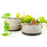 Danish Midcentury Ceramic Planter set by Kaj Henning Jensen for KH Keramik, 1970s
