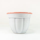 Rare 60s white CERAMIC PLANTER by MAREI West Germany, 19/1  2393