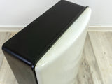 1960s Black White ITALIAN DESIGN Medicine Cabinet by Plastic Press Milano