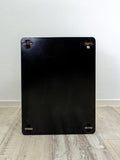 1960s Black White ITALIAN DESIGN Medicine Cabinet by Plastic Press Milano