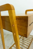 Exceptional 1960s SEWING or BEDSIDE TABLE midcentury end table