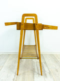 Exceptional 1960s SEWING or BEDSIDE TABLE midcentury end table