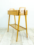 Exceptional 1960s SEWING or BEDSIDE TABLE midcentury end table