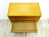 Extraordinary 60s MIDCENTURY swivel drawer or storage SEWING BOX