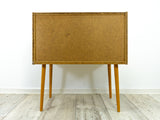 Extraordinary 60s MIDCENTURY swivel drawer or storage SEWING BOX