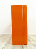 Ultra Rare! XXL 1970s Italian orange MEDICINE CABINET by Carrara & Matta