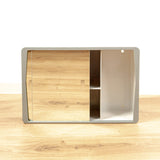 1960s Midcentury MEDICINE or Bathroom CABINET 'Gerda' with MIRROR Sliding Doors