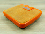 ORANGE 70s Midcentury Mechanical BATHROOM SCALE By Soehnle Westgermany