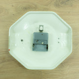 Moss Green Orange Black 1970s MIDCENTURY WALL CLOCK By Heges