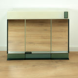 XXL 1970s Petrol ILLUMINATED Midcentury Medicine CABINET by Allibert