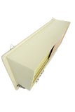 1950s vintage wooden KITCHEN WALL CABINET pastel sliding doors