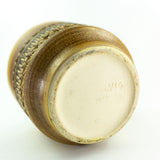 LARGE 1960s embossed CLINKER PLANTER Sgraffito