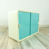 Original Westgerman 60s turquoise BATHROOM Medicine CABINET 1 of 2