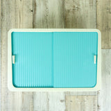 Original Westgerman 60s turquoise BATHROOM Medicine CABINET 1 of 2
