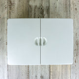 1960s White Italian Bathroom MEDICINE CABINET Spluga CM Torino