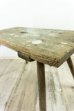 1930s VINTAGE rustic wooden MILKING STOOL bench