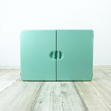1960s TURQUOISE mint green Italian Bathroom Medicine CABINET by CM Torino