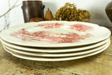 Rare 1930s vintage ENGLISH "HADDON HALL" rose pink Tableware by Johnson Brothers