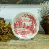 Rare 1930s vintage ENGLISH "HADDON HALL" rose pink Tableware by Johnson Brothers