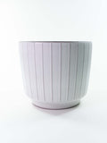 Large 1960s CERAMIC PLANTER pale white by Wächtersbach Westgermany