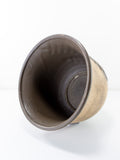 1960s midcentury beige brown CERAMIC PLANTER POT 021/16 Westgerman Pottery