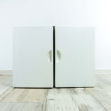 1960s Black White ITALIAN MEDICINE CABINET by Plastic Press Milano 1 of 2