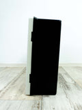 1960s Black White ITALIAN MEDICINE CABINET by Plastic Press Milano 1 of 2