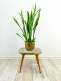 Square 60s midcentury MOSAIC SIDE TABLE plant stand Westgermany
