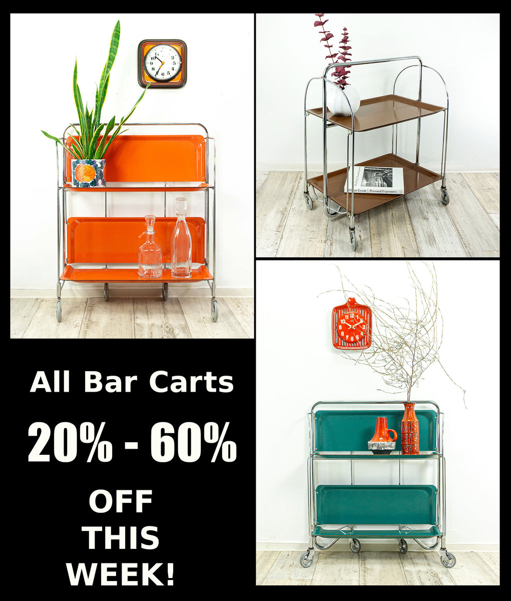 Trolleys & Carts collection are now discounted by 20 to 60% this week ...