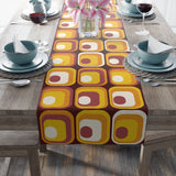 Retro 70s Table Runner - Midcentury Modern Home Decor