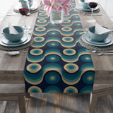 Retro 60s Table Runner in 2 Sizes - Midcentury Modern Home Decor