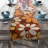 Double Sided Retro 70s Flowers Table Mats - Midcentury Modern Placemats