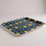 Midcentury Modern Serving Tray – Large Retro Plastic Dinner Tray