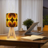 Scandi Tripod Table Lamp – Retro Midcentury LED Wooden Base Light