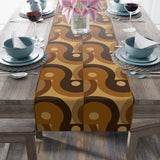 Midcentury Modern Table Runner in 2 Sizes - Retro 60s Home Decor