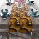 Midcentury Modern Table Runner in 2 Sizes - Retro 60s Home Decor
