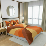 70s Retro Quilt Cover Set – Midcentury Bedding in All Sizes