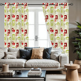 Retro 60s Vintage Blackout Curtains: Mid-Century Modern Drapes