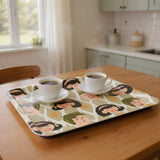 Large Atomic Retro 60s Serving Tray – Midcentury Dinner Lap Tray