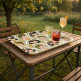 Large Atomic Retro 60s Serving Tray – Midcentury Dinner Lap Tray