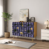 Atomic Midcentury Hairpin Cabinet – 50s Retro Wood Storage for Modern Homes