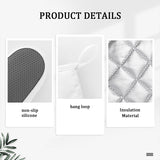 Midcentury 60s Modern Oven Mitts – Heat Resistant Silicone Pair