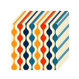 Retro 70s Self-Adhesive Wall Panel Kit: Waterproof Kitchen Bathroom Tiles