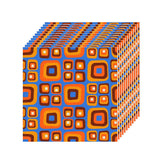 Retro Bauhaus Peel & StickWall Panel Kit: Waterproof PVC Tiles