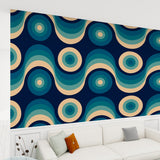 Vintage 70s Peel & Stick Wallpaper – Retro Mid Century Vintage Home Decor