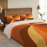70s Retro Quilt Cover Set – Midcentury Bedding in All Sizes
