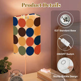 70s Retro Wall Sconces Set –  Smart LED, Multicolor Dots
